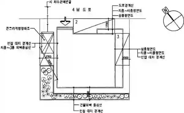 현대빌라 배치도 이미지